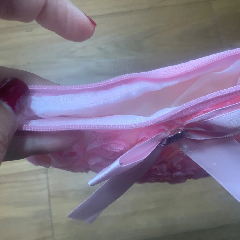 NWT M Frederic Pink Children’s Purse with Bow and Rosette Detail